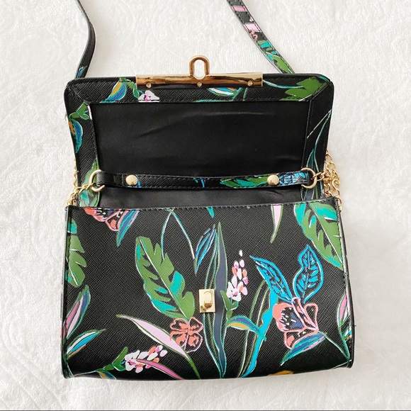 Floral Print Chain Strap Purse - Picture 3 of 11